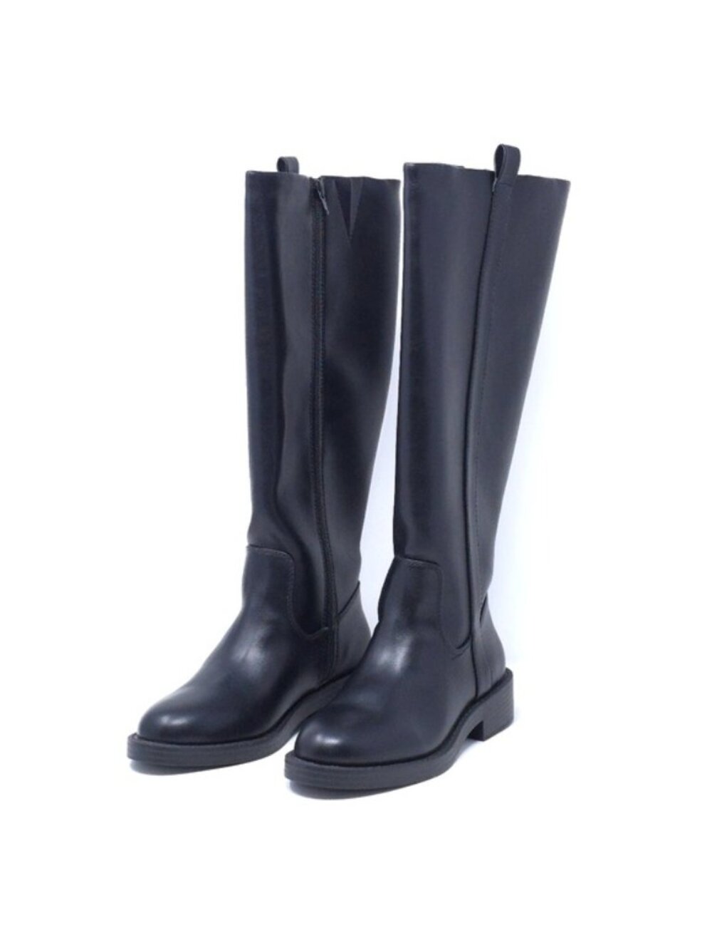 DV Dolce Vita Pennie Wide Calf Knee High Boots Black Faux Leather 5.5W